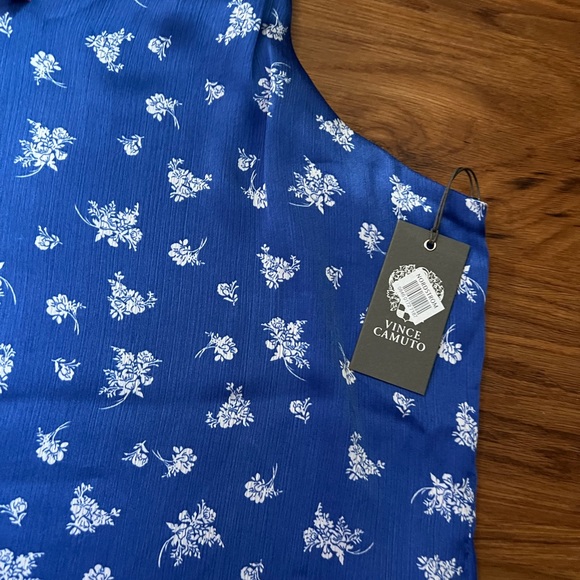 *NWT* Vince Camuto Floral Rutched Strap Tank Top Size XXL - Picture 4 of 7